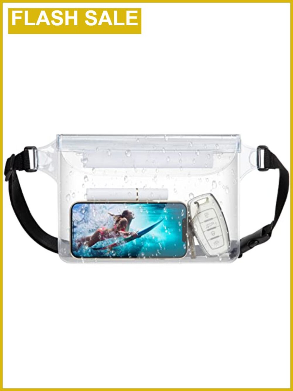 Waterproof Fanny Pack Dry Bag Touchscreen Pouch Beach Cruise Kayaking